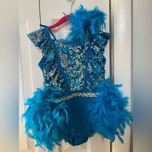 Blue Sparkly Jazz Costume